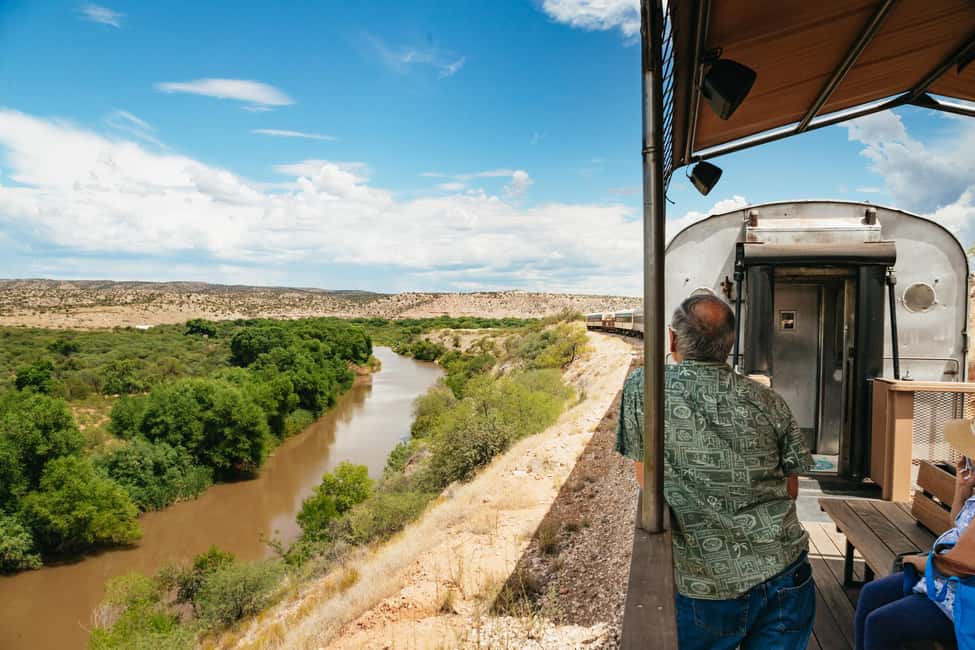 Clarkdale: Verde Canyon Railroad Train Ticket - Vintage Cars, Open-Air Platforms, and the Included Champagne Toast