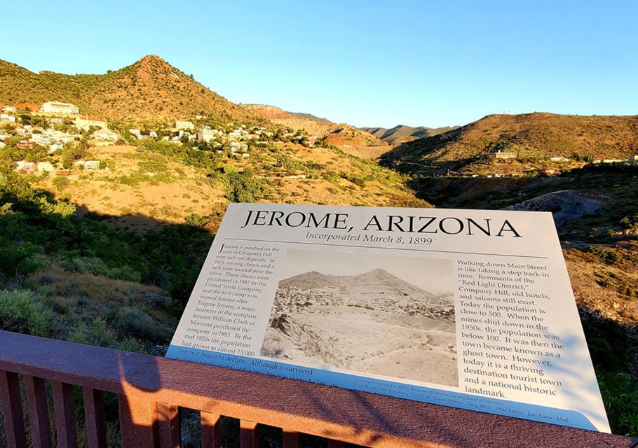 From Sedona: Jerome and Tuzigoot National Monument Day Trip - Jerome’s Black Hills: a former mining town with folklore