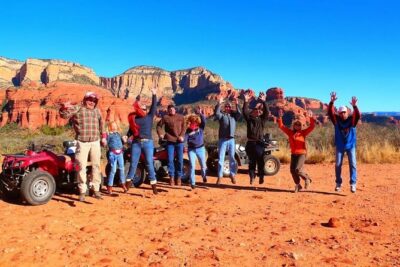 Guided ATV Tour of Western Sedona - Safety talk, helmets, and first-time rider confidence