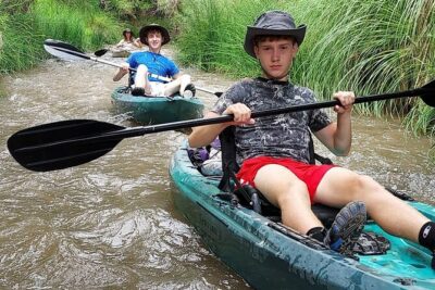 PRIVATE EXCLUSIVE River Kayaking tours, 4X4 UTV ride To Kayaks - Cottonwood stop: the “backyard” orientation moment