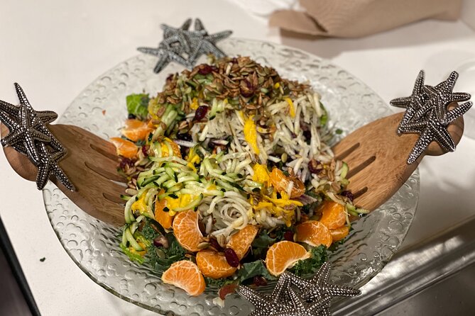 Seafood, Chicken or Vegan Date & Dine Org, GF Sedona Experience - Your first course choices: warming starters that set the tone