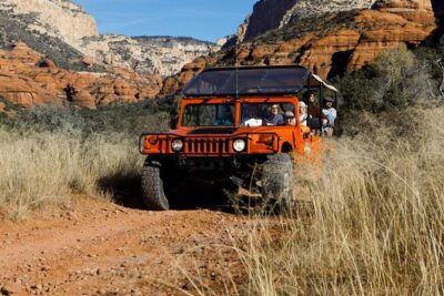 Sedona Jeep Tour in 4X4 Hummer - Red Rock West - The 4X4 Hummer Drive: Views Along the Base of the Red Rocks
