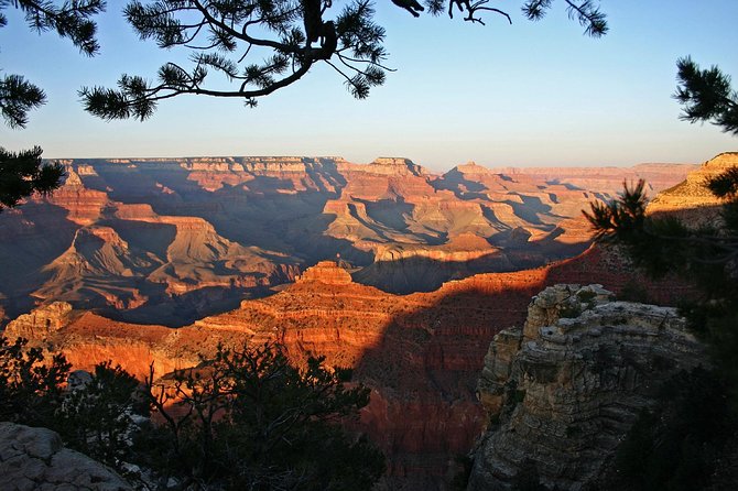 Sunset in the Grand Canyon from Sedona - Why a Grand Canyon sunset starts in Sedona