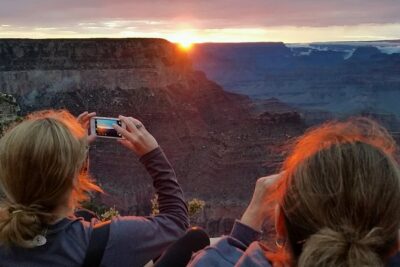 Sunset in the Grand Canyon from Sedona - Pickup, comfort, and the scenic route to the rim